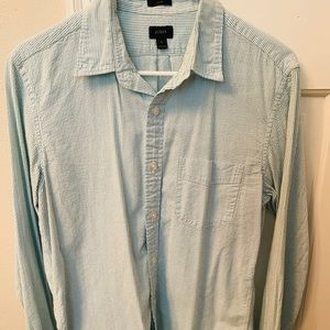 Men’s J Crew seersucker long sleeve button up